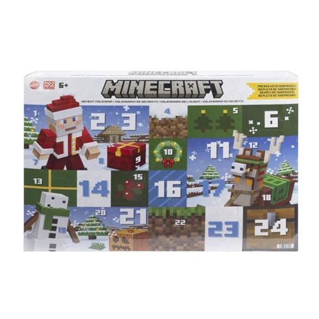 Minecraft-Calendrier de l'Avent-Figurines de 8
