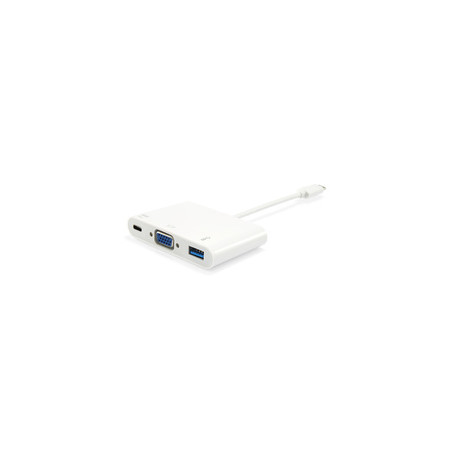 Equip 133462 station d'accueil USB 3.2 Gen 1 (3.1 Gen 1) Type-C Blanc