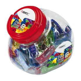 Emtec C410 Color Mix - Candy Jar 2.0 lecteur USB flash 32 Go USB Type-A Multicolore