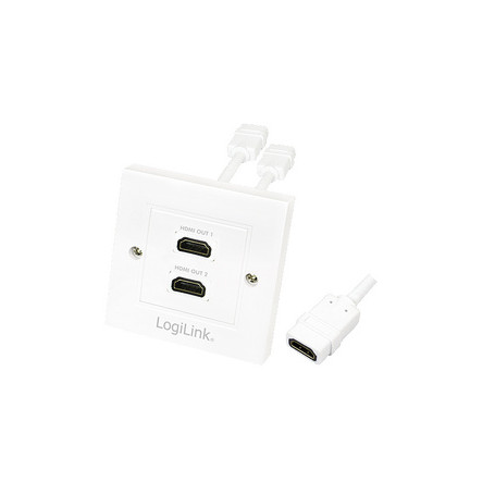 LogiLink AH0015 câble HDMI HDMI Type A (Standard) Blanc