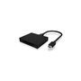ICY BOX IB-CR402-C31 lecteur de carte mémoire USB 3.1 (Gen 2) Type-C Noir