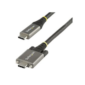 StarTech.com Câble USB C 10Gbps à Verrouillage par Vis Latérale de 1m - Câble USB-C Certifié par l'USB-IF - Câble USB 3.1/3.2 Ge