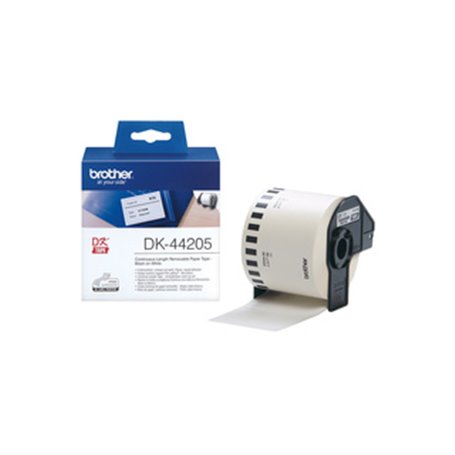 Brother Ruban papier amovible blanc