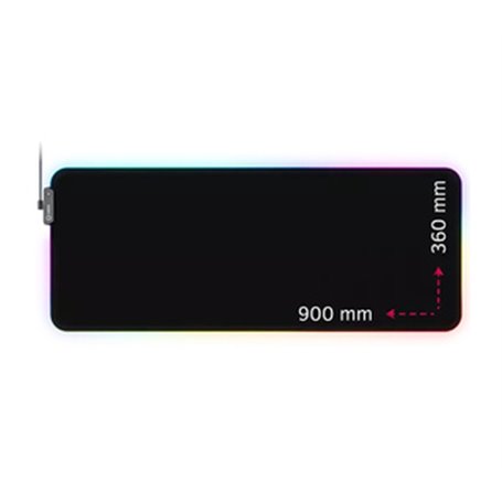 Lorgar Steller 919 Tapis de souris de jeu Noir