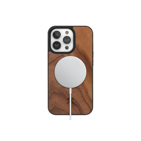 Woodcessories Bumper MagSafe coque de protection pour téléphones portables 17 cm (6.68") Housse Noyer