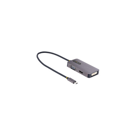 StarTech.com Adaptateur USB C vers HDMI VGA - Dock USB C Multiport Digital/AV - Adaptateur USB Type C Jusqu'à 4K60Hz - Station d