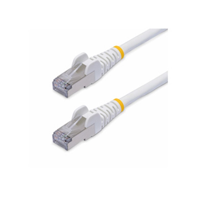 StarTech.com Câble Ethernet CAT8 Blanc de 15m, RJ45 Snagless, 25G/40G, 2000MHz, 100W PoE++, S/FTP, Fil de Cuivre Pur 26A
