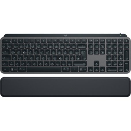 Logitech MX Keys S clavier Bureau RF sans fil + Bluetooth QWERTZ Allemand Graphite
