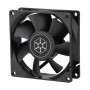 Silverstone FN80 Boitier PC Ventilateur 8 cm Noir 1 pièce(s)