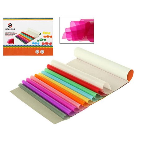 Papier Cellophane 24 x 31 cm 10 Volets