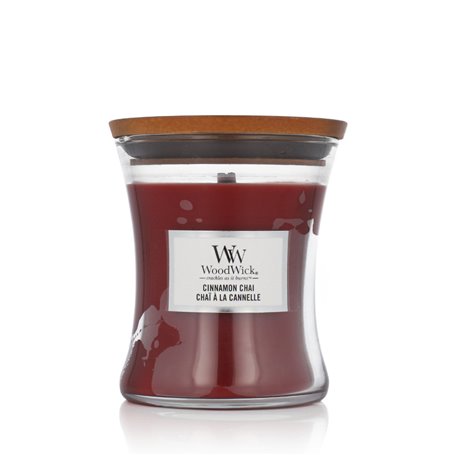 Bougie Parfumée Woodwick Medium Hourglass Candles Cinnamon Chai 275 g