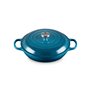 Casserole Ronde Peu Profonde Le Creuset Signature 30cm Bleu Profond (21180306422430)