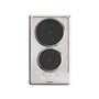 Glem Domino inox électrique 30 cm - 2 foyers électriques rapides - 3