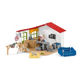 schleich Cabinet vétérinaire avec animaux