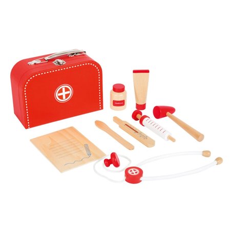 Small Foot - Wooden Doctor Set in Red Case 11183