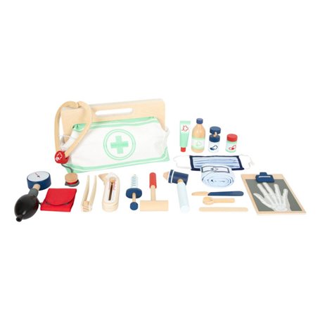 Small Foot - Doctor's Bag with Wooden Doctor Accessories
