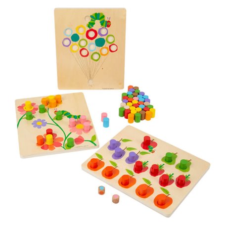 Small Foot - Caterpillar Never Enough Wooden Color Game 11431