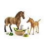schleich HORSE CLUB Les soins pour bébé animaux d' Sarah