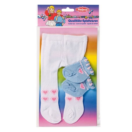 HELESS Dolls maillot with Socks-white