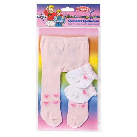 HELESS Dolls maillot with Socks-pink