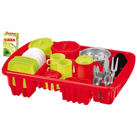 Ecoiffier - Grand égouttoir garni