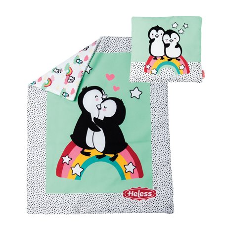 Heless - Doll Blanket Penguin with Pillow 1000