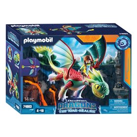 Playmobil Dragons 71083 Les Neuf Royaumes - Panache & Alex Playmobil Dragons 71083 Les Neuf Royaumes - Panache & Alex