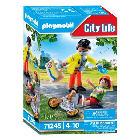 Playmobil City Life 71245 Secouriste avec blessé