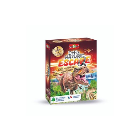 Jeu pour découvrir la nature Bioviva Defis Nature Escape Le mystère des dinosaures