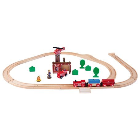 Eichhorn Train Track with Bridge Playset