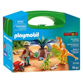 Playmobil Dinos Suitcase Dino Explorer - 70108 70108 Playmobil Dinos Suitcase Dino Explorer - 70108 70108