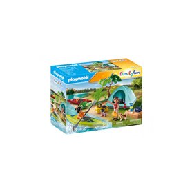 Playmobil Family Fun 71425 La famille et sa tente Playmobil Family Fun 71425 La famille et sa tente