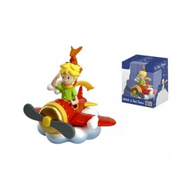 Le Petit Prince et le renard en avion