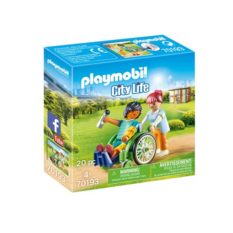 70193 Patient en fauteuil roulant