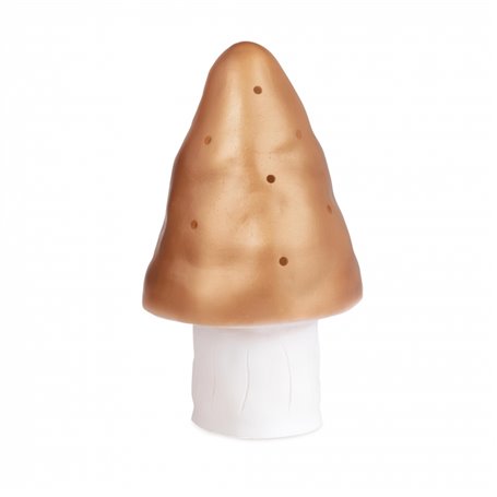Lampe champignon cuivre petit modele