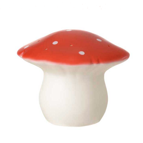 Lampe Champignon-moyen-rouge