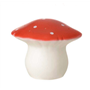 Lampe Champignon-moyen-rouge