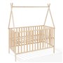 Lit bébé 120x60 Tipi - naturel