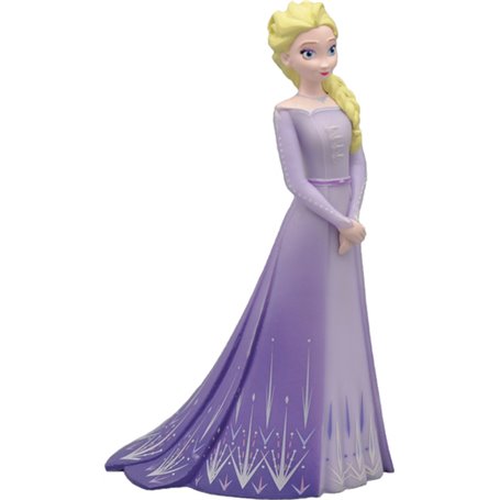 Figurine Elsa robe violette