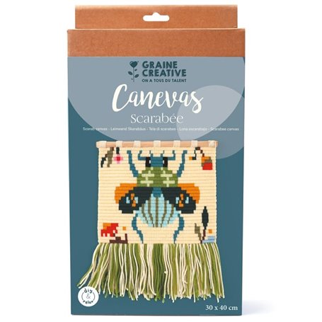 Kit DIY Canevas a broder - Scarabee
