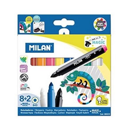 boite de 8 et 2 feutres à l'eau maxi magic