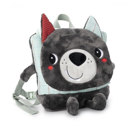Sac a dos Louis le loup tout doux