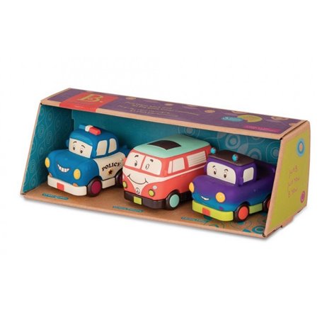 set de 3 vehicules van orange