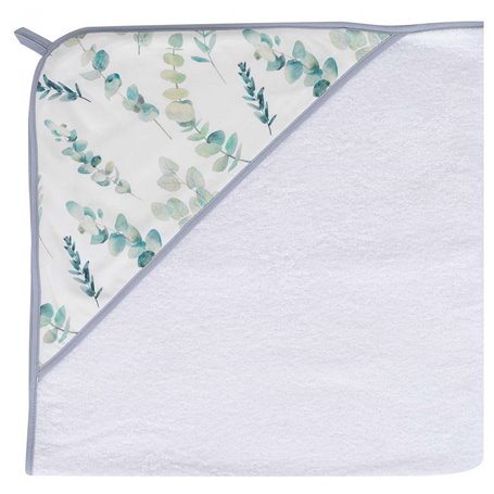 Grande cape de bain en coton et bambou eucalyptus