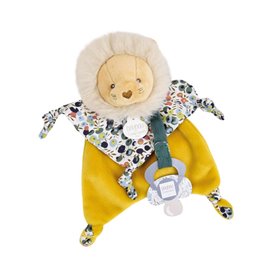 doudou attache sucette Lion