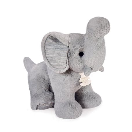 Preppy chic - Elephant gris perle 35 cm