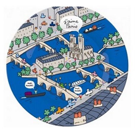 Assiette Notre Dame melamine