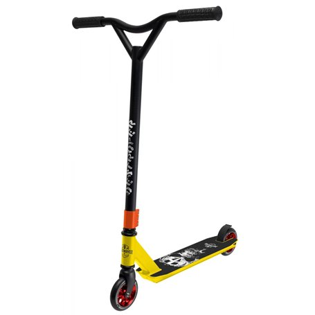 Trottinette Street Surfing destroyer white fire mask