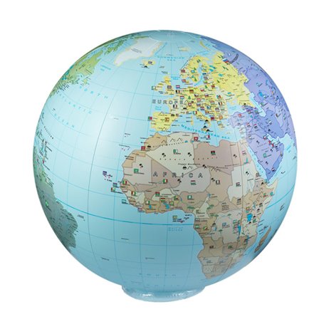 Ballon Globe The World - 85 Cm