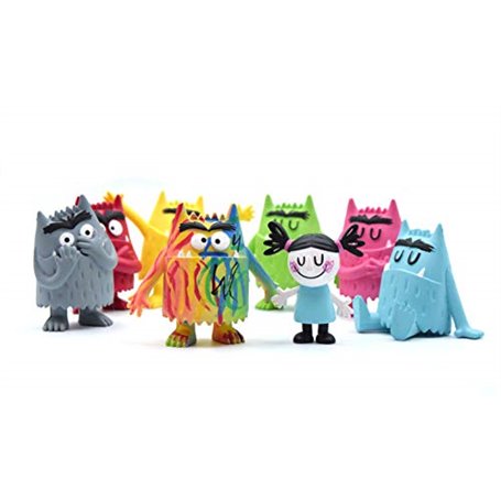 Ensemble collection Monstruo de Colores - les 8 figurines